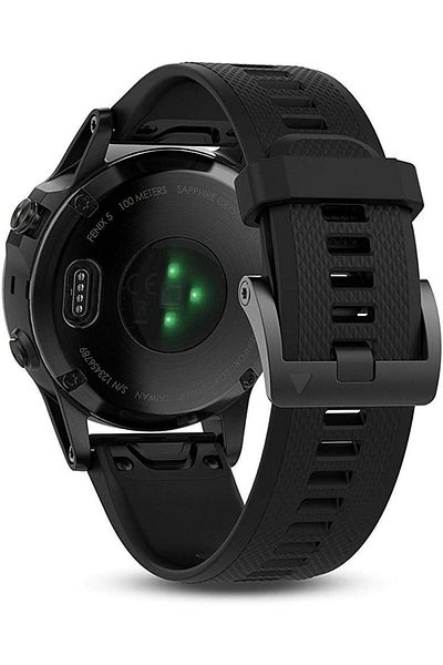 Garmin Fenix 5 Sapphire HR (47mm) GPS Watch Black Band