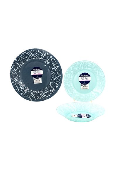 Luminarc 18-Piece Dinnerware Set Blue 28x28cm