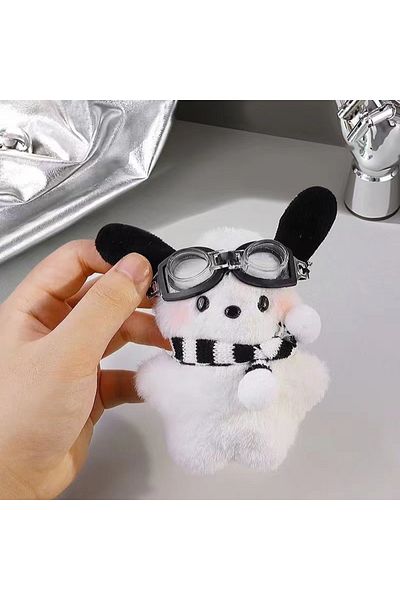 Choice A1 Kawaii Sanrio Pilot Pochacco Plushie Keychain Instagram Style Bag Hanging Plush Doll Schoolbag Pu