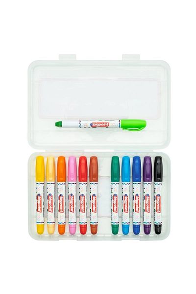 Bigpoint Multi Crayon Gel Crayon 12 Colors