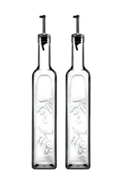 Paşabahçe 80229 Cam Yağlık 2 Li 500ml 500ml Metal Kapak