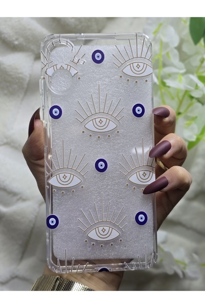 Magic Ring حافظة هاتف شفافة مطبوعة متوافقة مع هاتف سامسونج جالاكسي A06