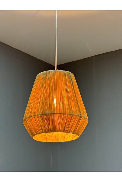 Maison Avf Symi Rafya Rustik Hasır Mekan Avize Sarkıt Aydınlatma Tasarımı