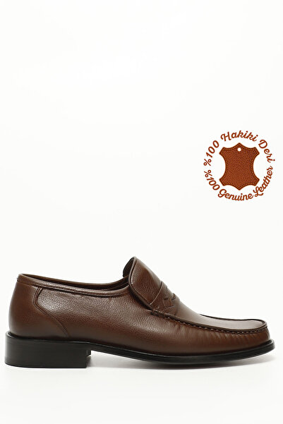 GÖNDERİ(R) Καφέ Antique Gön Platinum Γνήσιο δέρμα με στρογγυλή δερμάτινη σόλα...