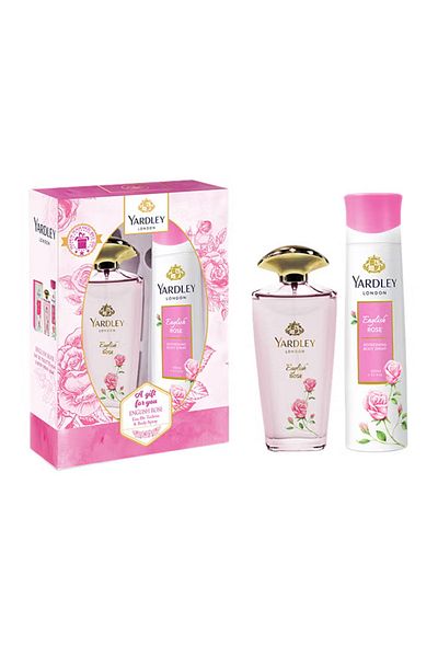 YARDLEY English Rose EDT And Body Spray 125ml + 150ml Pack of 2