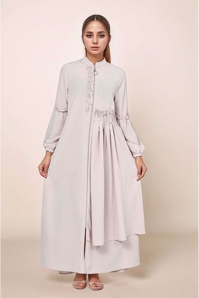 Asortik Kids Capac pentru copii Ferace - țesătură creponată de cristal, model elegant și confortabil, potrivit pentru hijab lung