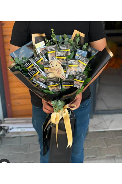 Fox Sigara Buket özel gün farklı buketler çiçek sigara buketi