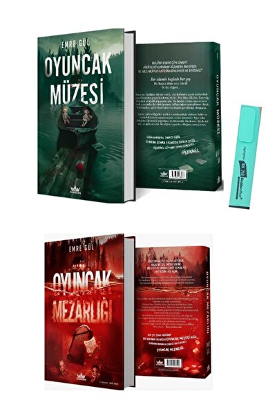Guardian Kitap Oyuncak serisi oyuncak mezarlığı VE müzesi 2 kitap CiltLİ fosf...