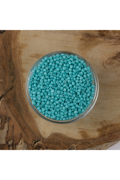 Kanguroom Tirkizne ABC perle od peska - 3 mm, 500 grama, 8/0-854B