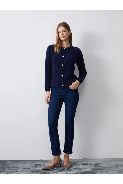 LC Waikiki Pantaloni blugi pentru femei LCWAIKIKI Classic Indigo Straight Fit