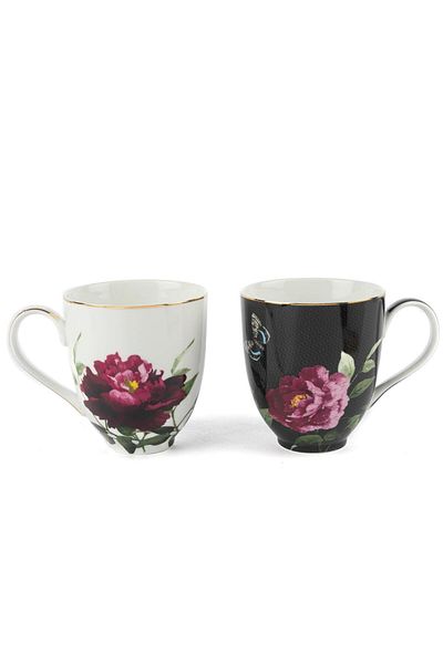 Mikasa Moor Bianco 350Cc Set of 2 Mugs