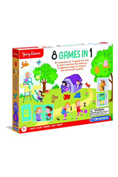 CLEMENTONI Young Learners- 8 Games in 1 Educational Game