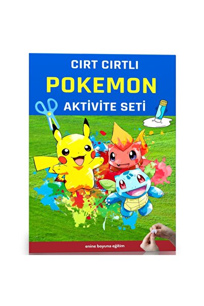 Enine Boyuna Eğitim Velcro Pokemon Activity Set