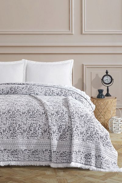 BİRHOME Comfort Blanket - Double 220X240 cm (Anthracite)