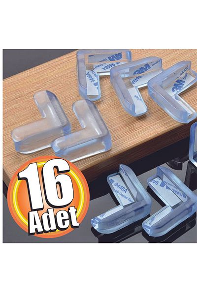 ALAY Ticaret Clear Adhesive Edge and Corner Protector - Child Edge Corner Guard 16 Pieces