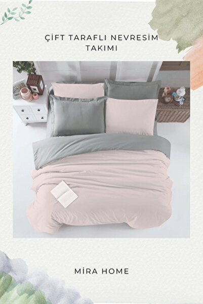 Mira Home Double Duvet Cover Set Pamuk dvostrano elastična list