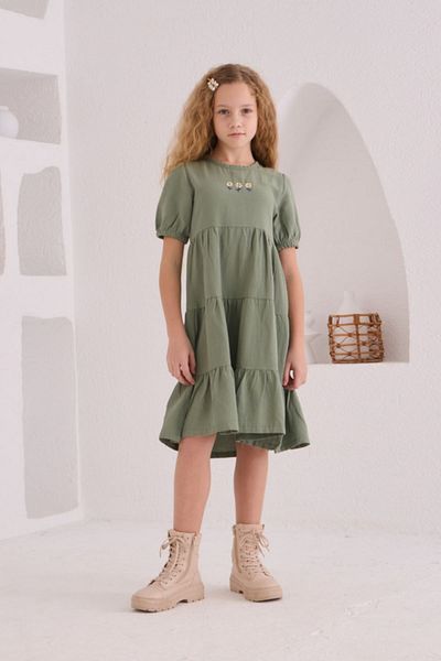 HAUSEkids Rochie pentru fete Daisy Duru 8-12 ani -Verde