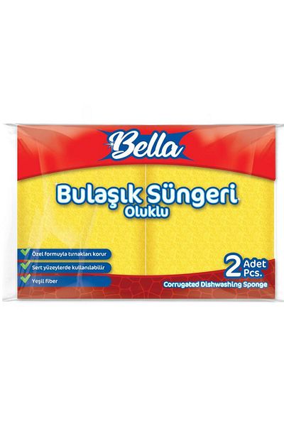 Banat Bella Corrugated Dish Sponge 2 Pack