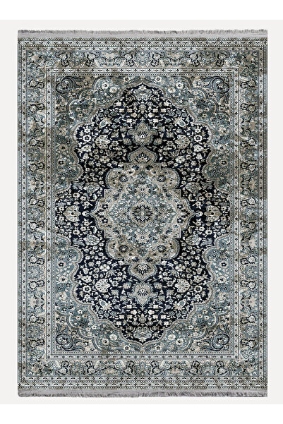 kilim home Χαλί δαπέδου από έθνικ βαμβακερό υφαντό ύφασμα σε αποχρώσεις χακί ...