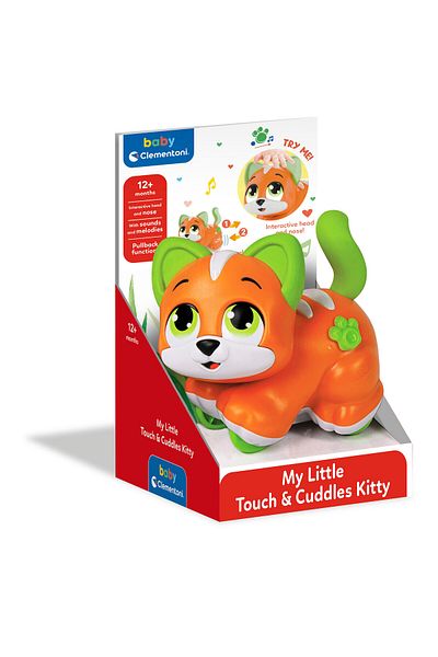CLEMENTONI My Little Kitty Touch and Cuddels with Sounds - For Age 10+ Months