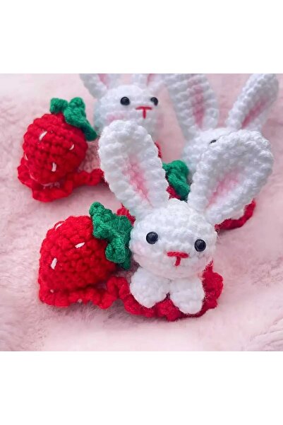 Kadın Girişimciler Atölyesi Ръчно плетени цветни зайчешки амигуруми, комплект...