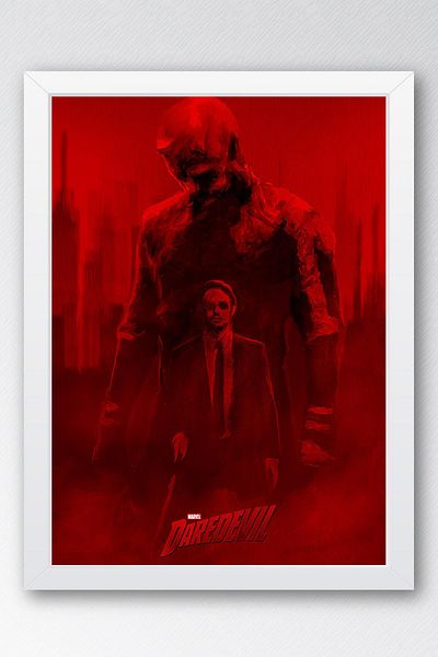 Saturn Επιτραπέζιο με κορνίζα Daredevil - Επιτραπέζια αφίσα της τηλεοπτικής σειράς Marvel