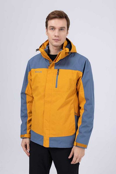 2AS Elbruz Man 3 in 1 Jacket Gold/ Blue