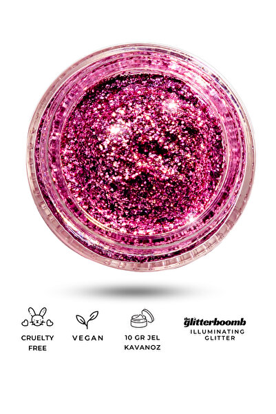 the glitter boomb - Jel Glitter - Cotton candy