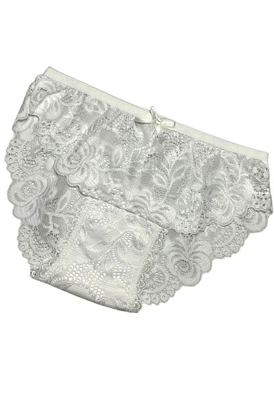 Gizli Butik Women's Full Lace Bato Panties Red