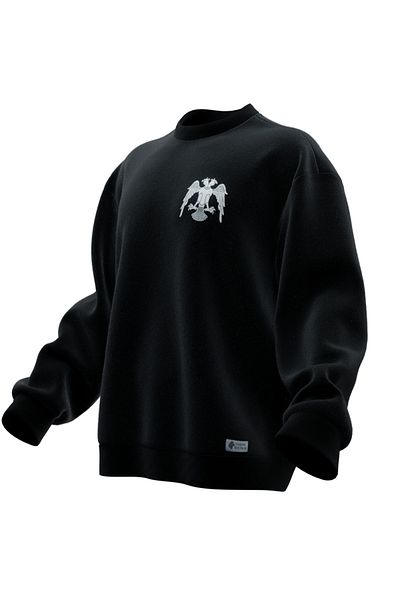 TURAN TACTICS Hanorac supradimensionat cu imprimeu VELOUR SELGHI (UNISEX)