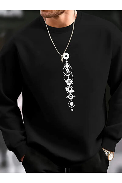 Frisson Hanorac sport confortabil cu imprimeu pentru bărbați - FRISSON, Opțiu...