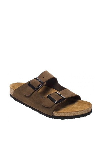 Forelli Ανδρικές παντόφλες από φελλό - Solive-g Leather Sand Nubuck