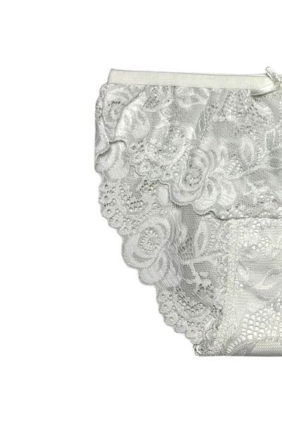Gizli Butik Women's Full Lace Bato Panties Red
