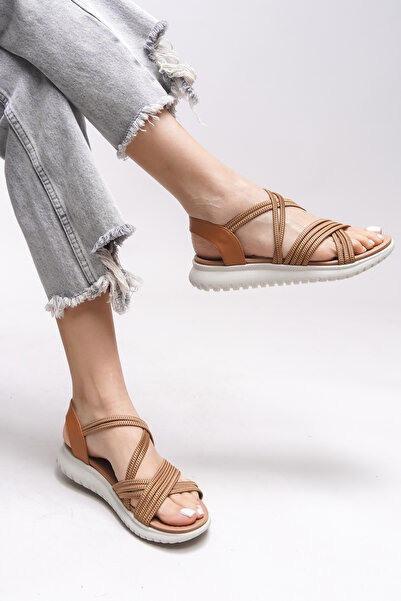 Riccon Lilzenya Tan Women's Sandals - 00121005 Model