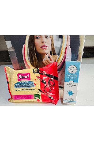 Bee Beauty Makyaj Temizleme Mendili + Prebiyotik Göz Çevresi Kremi