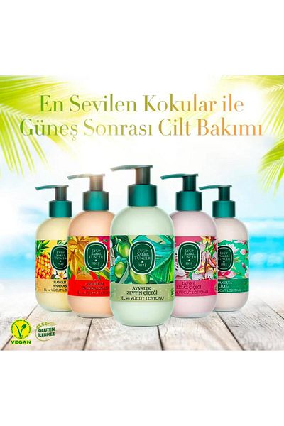 Eyüp Sabri Tuncer Eyüp Sabri Tuncer - Hand and Body Lotion, Hand Cream (Magnolia, Mandarin, Pineapple, Cherry Blossom, Olive Blossom)