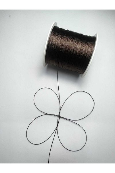 Eskişehir hobi sanat Κλωστή προσευχής 0,6 mm - 200 μέτρα Bitter Brown