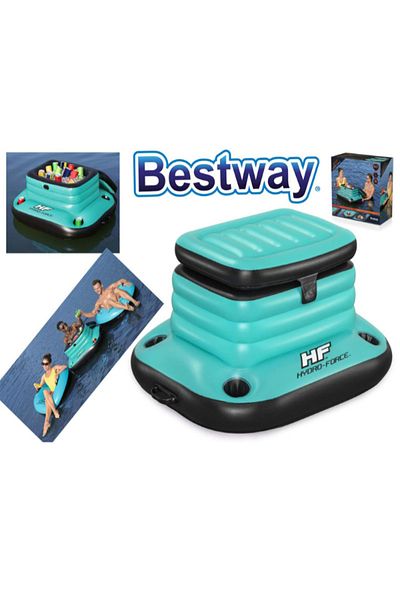 BESTWAY HYDRO-FORCE SPORT 35.7L COOLER 88CM X 77CM GLACIAL-26-43191