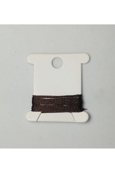 Eskişehir hobi sanat 1 μέτρο χάντρες προσευχής - 0,6 mm πικρό καφέ νήμα