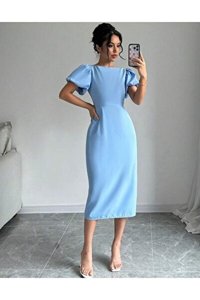 Styling Park Short Sleeve Stylish Pencil Dress