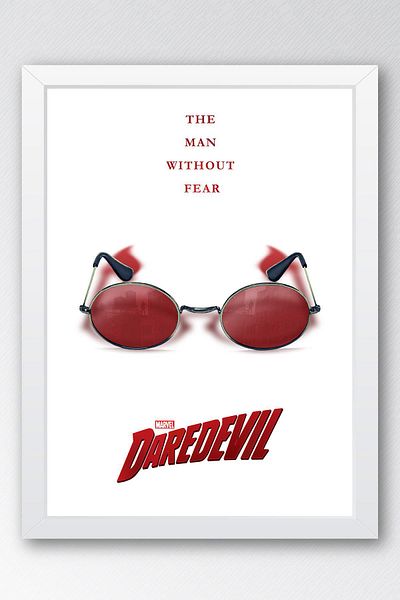 Saturn Επιτραπέζιο με κορνίζα Daredevil - Επιτραπέζια αφίσα της τηλεοπτικής σειράς Marvel