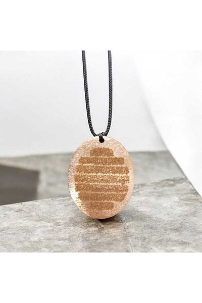yerlikaya bakır Ayetel Kursi Pure Copper Necklace