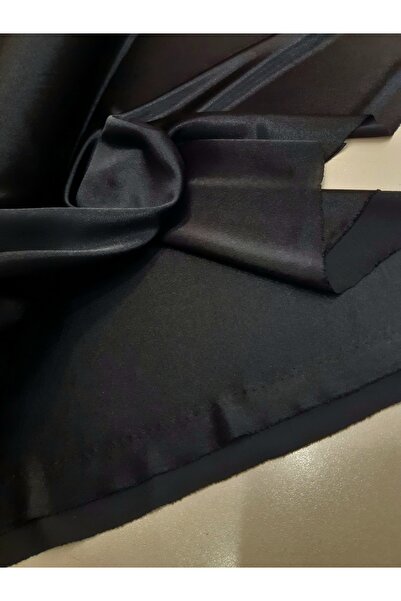 Safir Kumaş Etek yada Elbise içine Parlak Yumuşacık Likralı Simsiyah Jipon As...