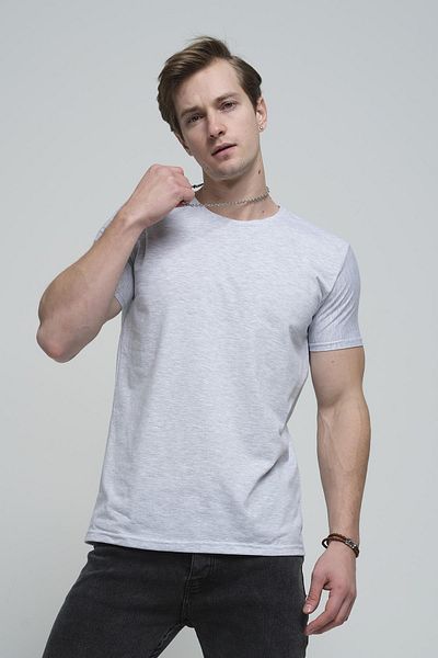Oksit Ανδρικό μπλουζάκι Ftx Slim Fit Lycra Crew Neck Basic