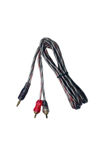 technozi Stereo Aux 2rca 3mm 1.5mt Silikon Kablo