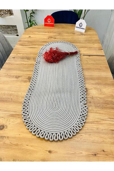 bestbeler Jute, Wicker, Decorative Tablecloth, Runner 30X80 Cm, American Serv...