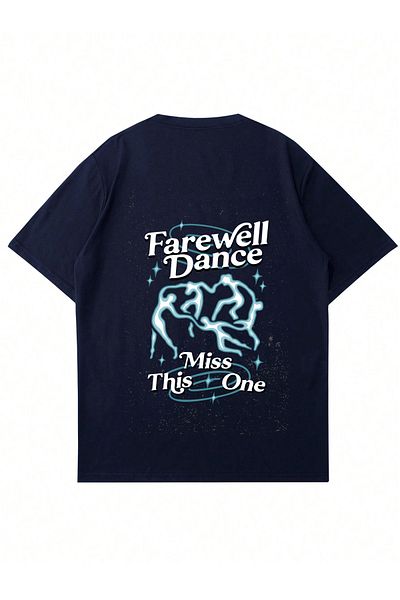 Mad&Calf Μπλουζάκι Unisex Farewell με στάμπα με λαιμόκοψη