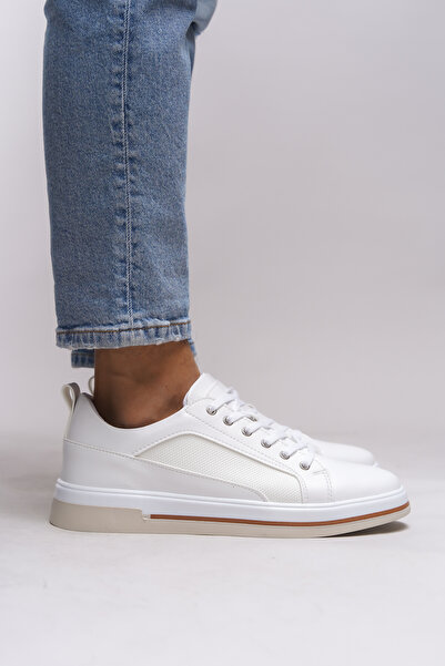 Riccon Clervoril Weiß Herren Sneaker - 0012479