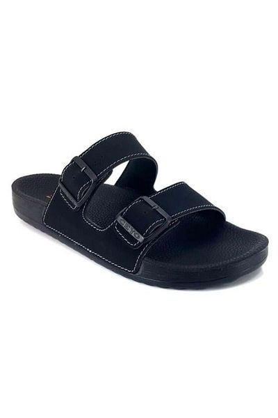 Ceyo Bahama-10 Ceyo Men's Orthopedic Slippers-Black