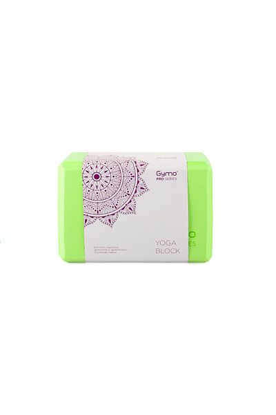 Gymo Green Pro Series Yoga Block